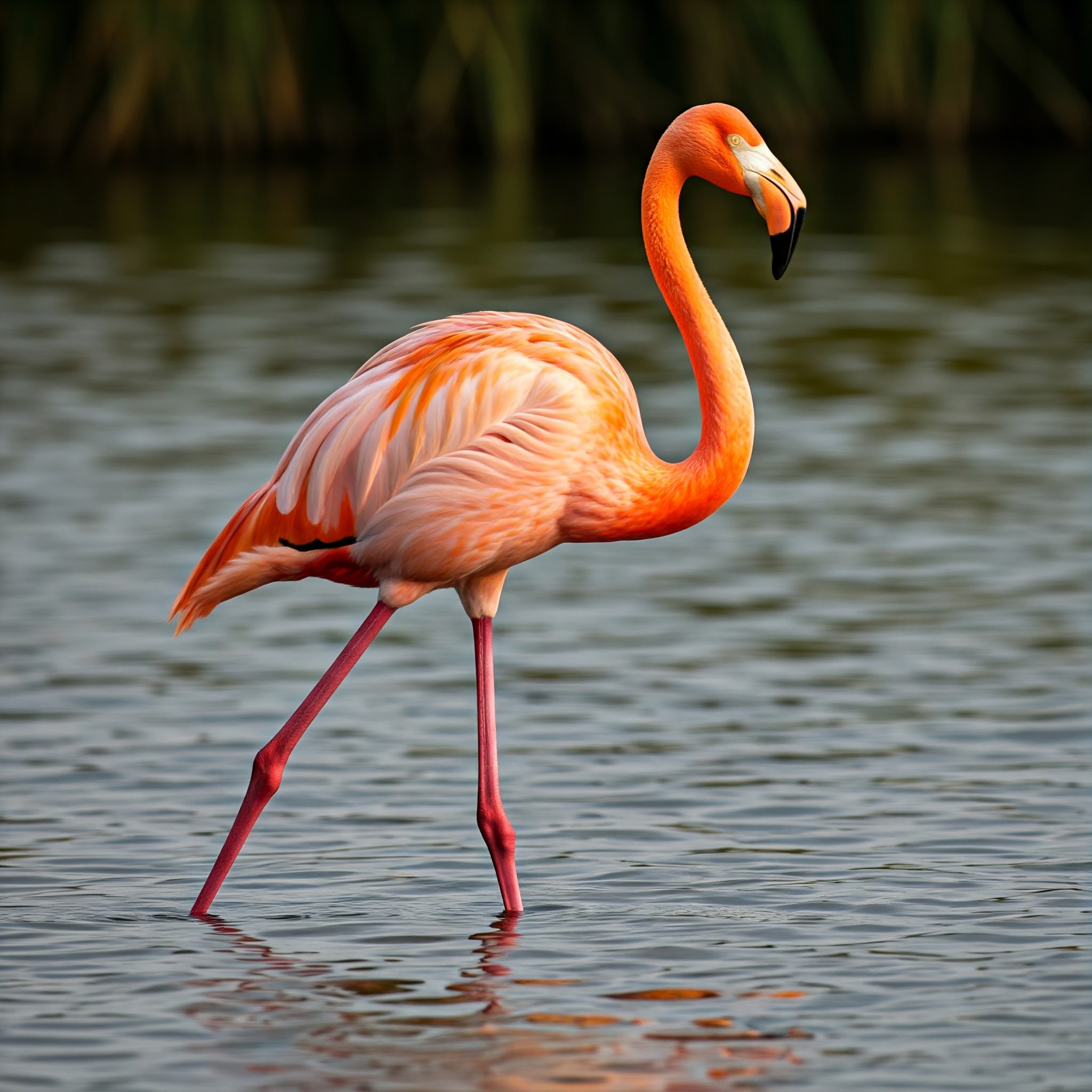 Greater Flamingo in Yala Safari